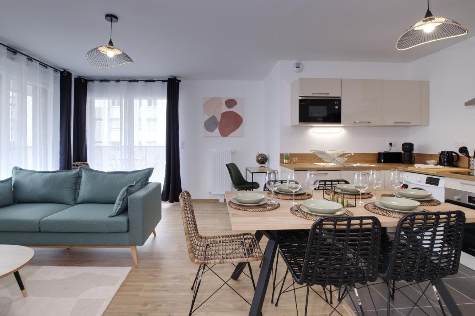 Le Normand- Appartement Neuf, 3 Chambres, Terrasse Рен Екстериор снимка